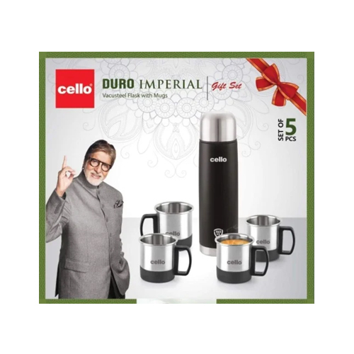 750Ml Duro Imperial Vacusteel Flask With Mug For Home - Capacity: 750 Milliliter (Ml)