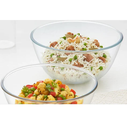 Glass Mixing And Serving Bowl - Capacity: 500 Milliliter (Ml)