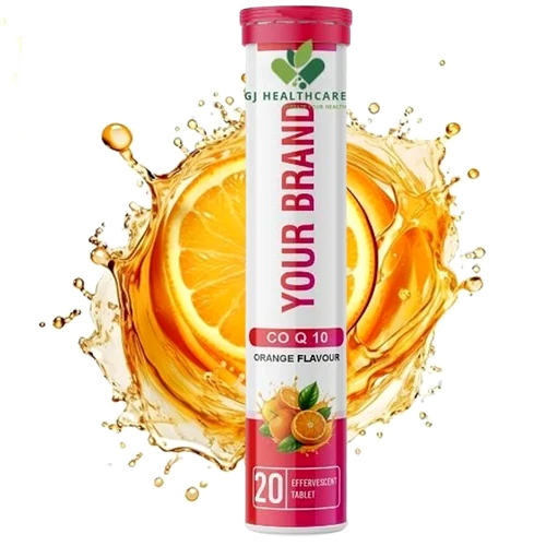 CQ10 Orange Effervescent Tablet
