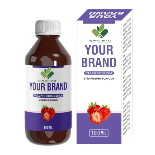 Strawberry Pre Pro Biotic Syrup