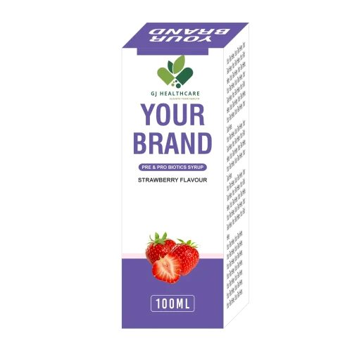 Strawberry Pre Pro Biotic Syrup - Dosage Form: Liquid