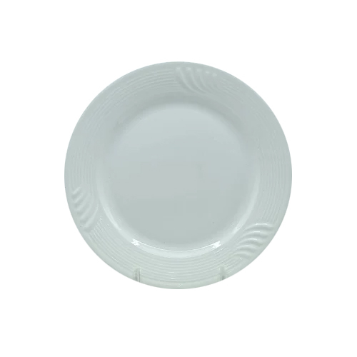 Fancy Bone Harmony Plate - Color: White