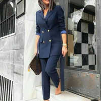 Ladies Blue Blazer - Design: Modern