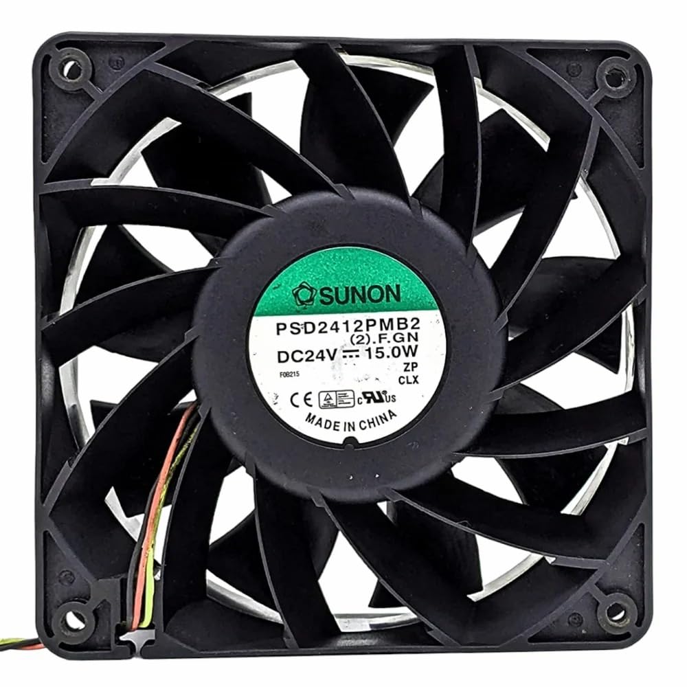 SUNON PSD2412PMB2 Axial Fan DC 24V-15.0W DC Cooling Fan,120 * 120 * 38mm 3Wire