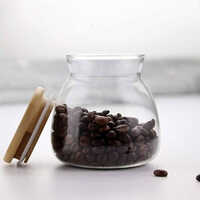 Chocolate Storage Glass Jar