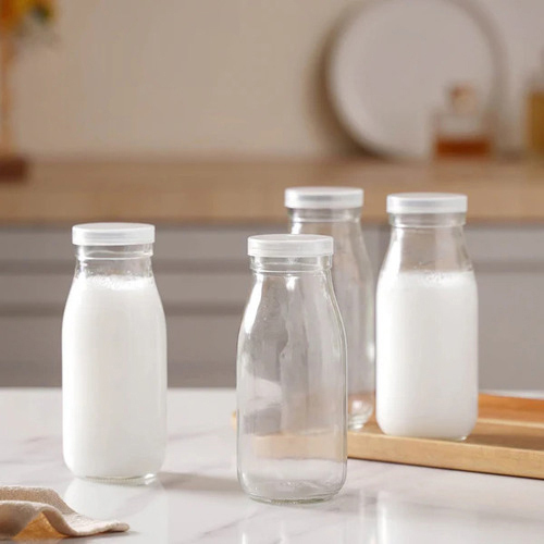 Glass Milk Bottle