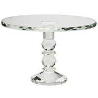 Round Glass Cake Stand