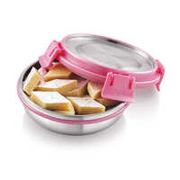 Stainless Steel Deluxe Chocolate Container - Color: Silver