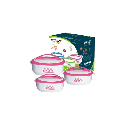 Polypropylene Breeze Flora Gift Set Of 3 Pcs - Color: Multicolor