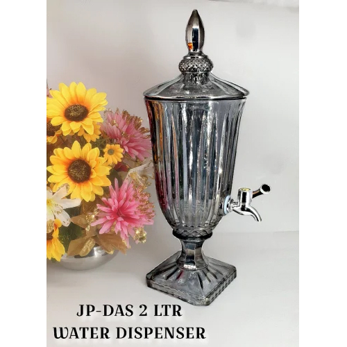 2 Ltr Black Glass Water Dispenser - Cold Temperature: Less Than Or Equal 12 Deg C Celsius (Oc)