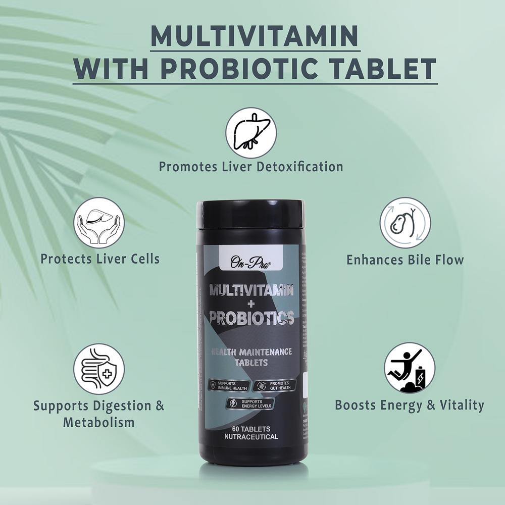 Multivitamin With Probiotic Tablet - Drug Type: General Medicines