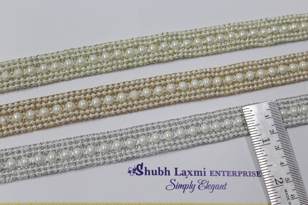 Fancy ,,Moti Lace - Color: Golden Shade