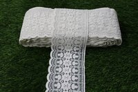 White Organza  Flower Lace