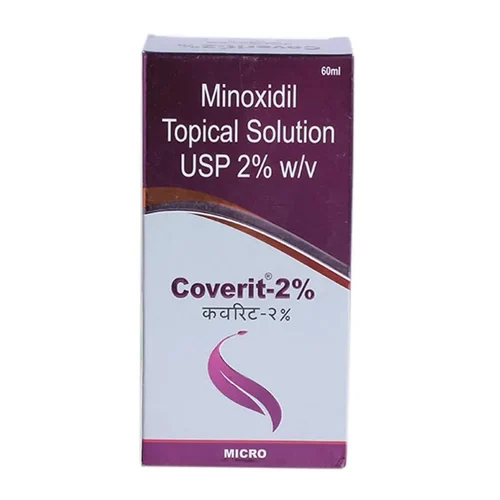 60Ml 2% Minoxidil Topical Solution - Color: Clear