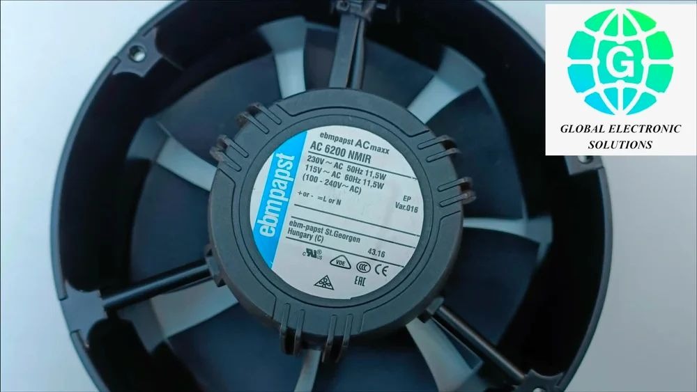 EBM PAPST 6200 NMIR Cooling fan, 115 Vac,230 Vac