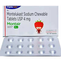 4mg Montair Montelukast Sodium Chewable Tablets