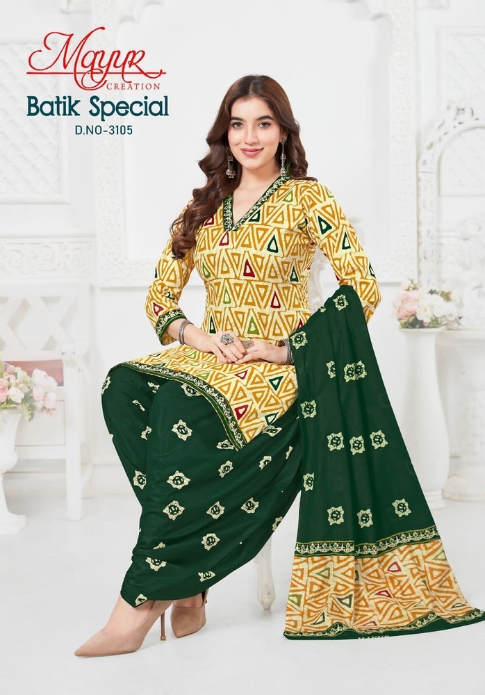 Mayur Batik Special Vol-31 342 200 223 Dress Material at 388.50 INR in  Surat | Maa Narayani Fashion