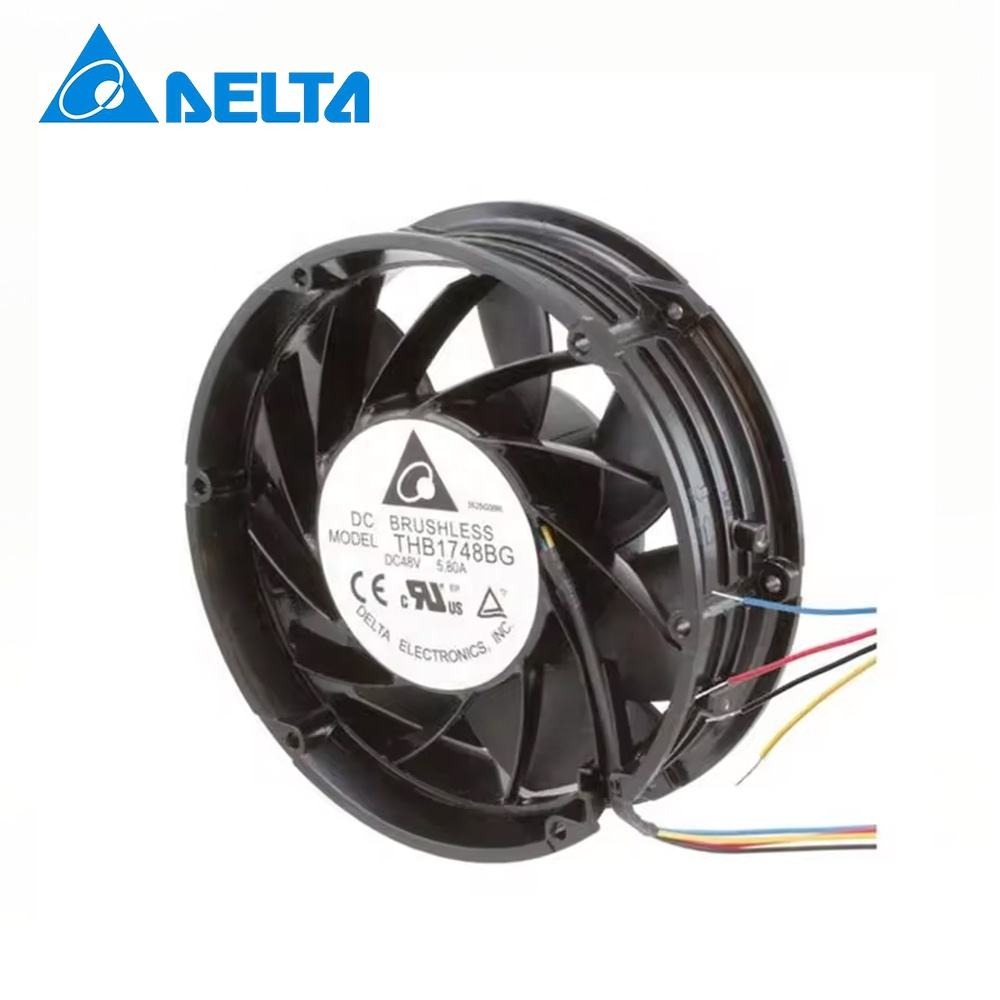 DELTA THB1748BG 48V DC 172mm 17251 3.5A 20.3CFM 8000RPM 165W Server Power Inverter Ball Bearing Axial Cooling Fan