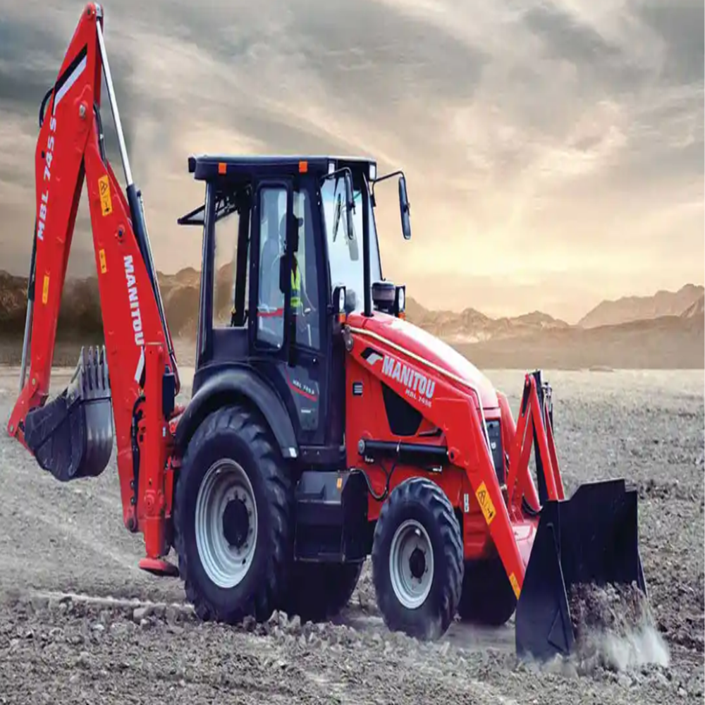 Manitou Mbl 745 - Color: Red & Yellow