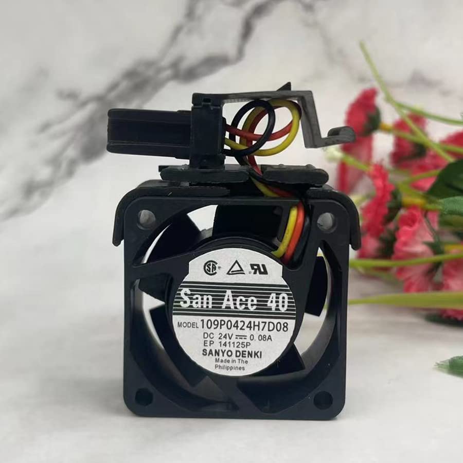 NMB MAT 109P0424H7D08 A90L-0001-0441 Fanuc System Fan 24V 0.08A Special Fan with Bracket