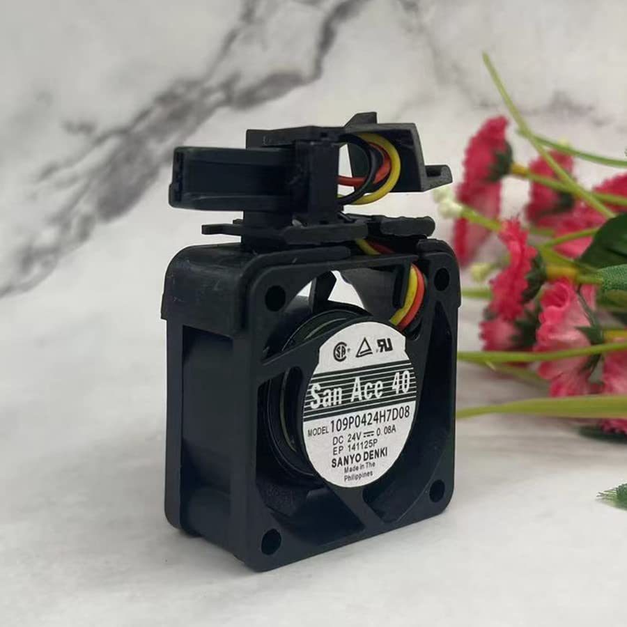 NMB MAT 109P0424H7D08 A90L-0001-0441 Fanuc System Fan 24V 0.08A Special Fan with Bracket