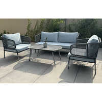 Modern Braided Rope Sofa Set