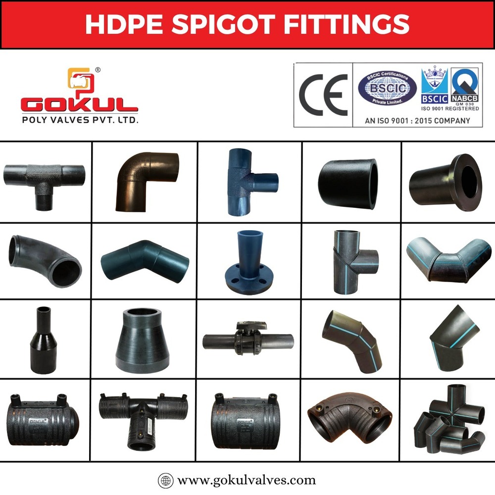GOKUL PE TAIL PIECE FLANGE 180MM LONG