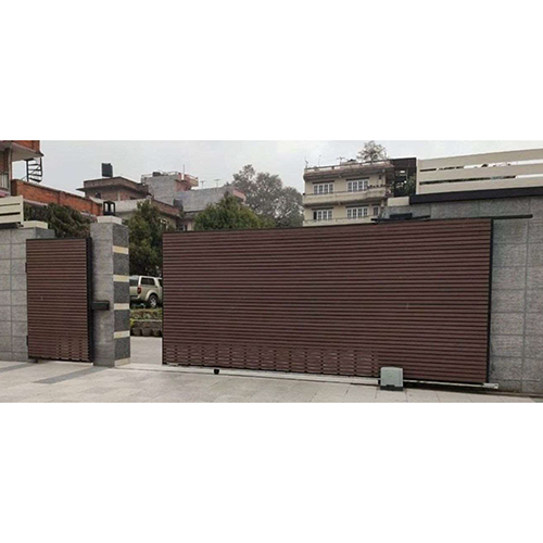 Automatic Sliding Gate - Color: Brown