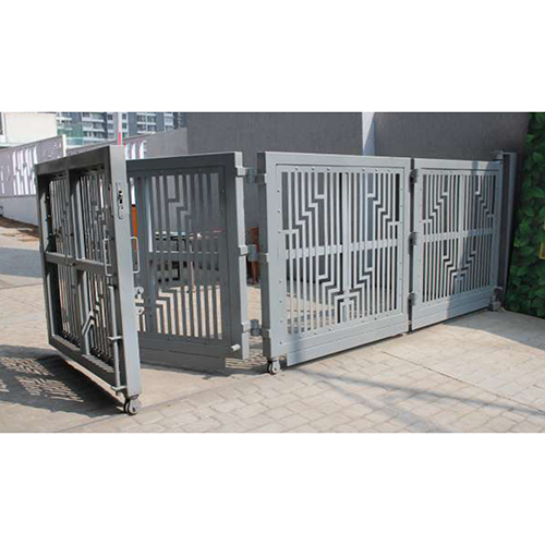 Designer Sliding Gate - Frame Material: Stainless Steel