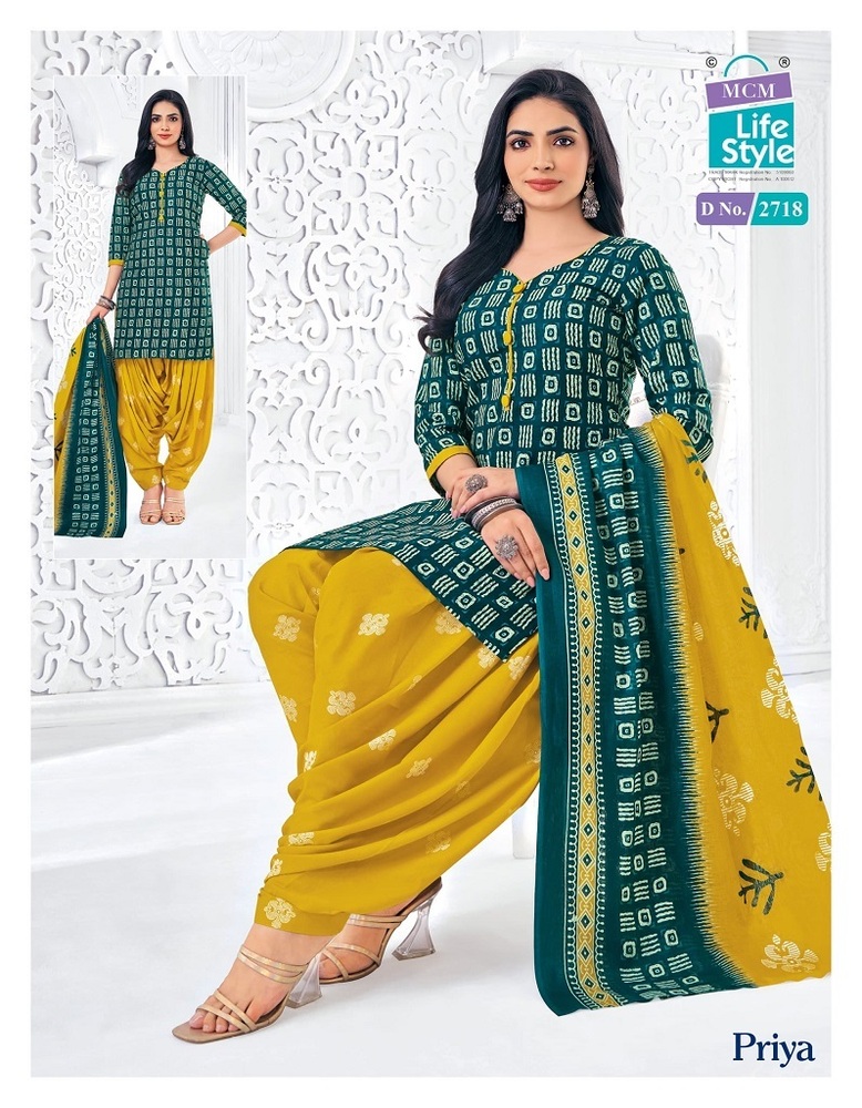 Mcm Priya Vol-27  Dress Material
