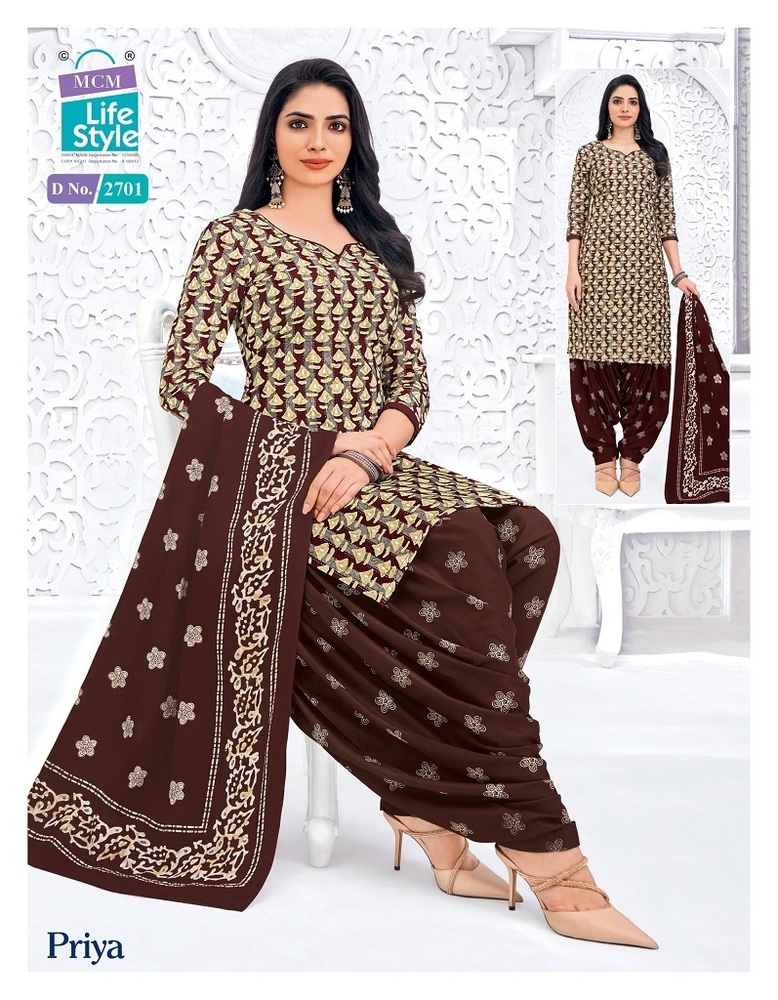 Mcm Priya Vol-27  Dress Material