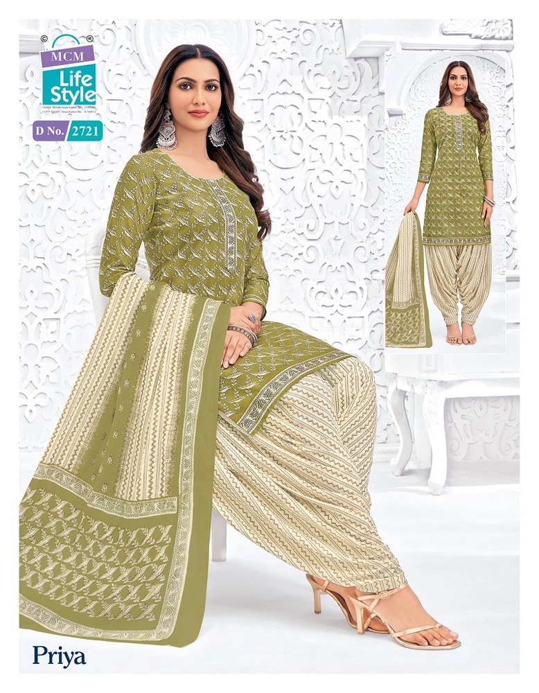 Mcm Priya Vol-27  Dress Material