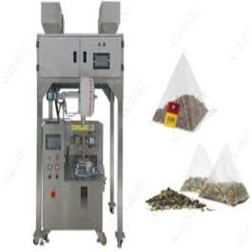 PYRAMID TEA BAG PACKING MACHINE WITH OUTER WRAPPING