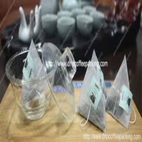 PYRAMID TEA BAG PACKING MACHINE WITH OUTER WRAPPING
