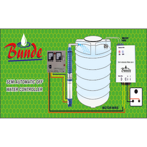 Semi Automatic Off Water Controller - Color: White