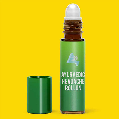 Ayurvedic Headache Rollon - Color: Clear