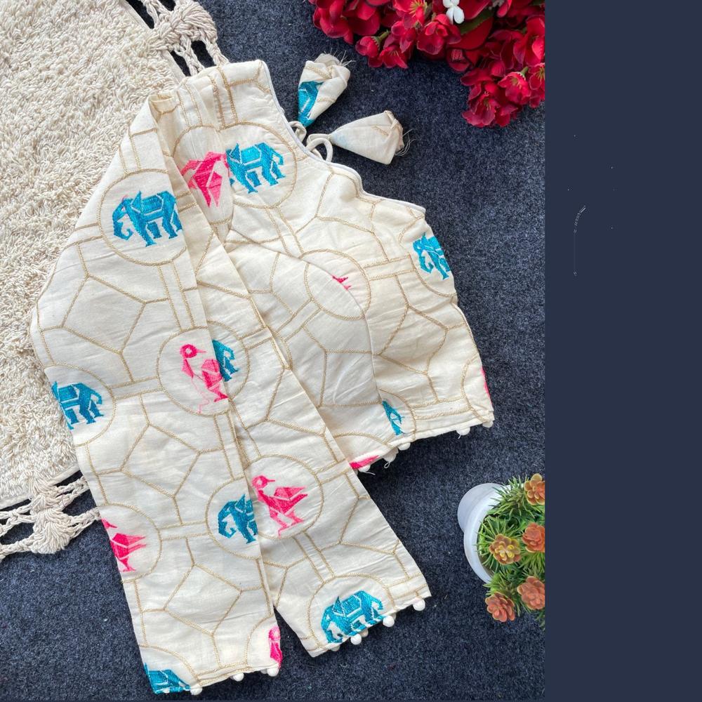 pure Khadi Cotton Blouse