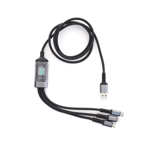 3 In1 Super Fast Charging Cable - Body Material: Plastic