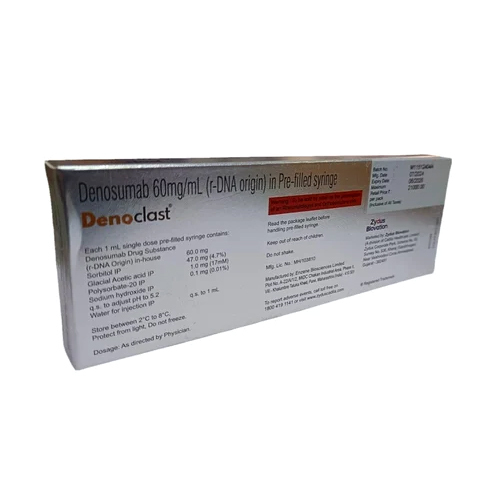 600 Mg Denosumab Syringe Injection - Physical Form: Liquid