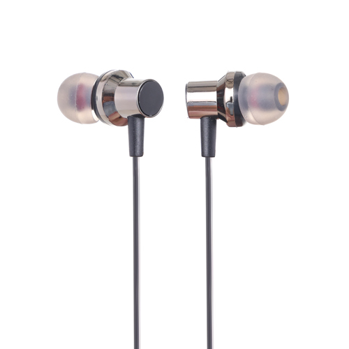 Wired Earphone - Lightweight Plastic, Standard Size, Elegant Black | Crisp Sound Quality For Smartphones, Ultimate Comfort & Portability