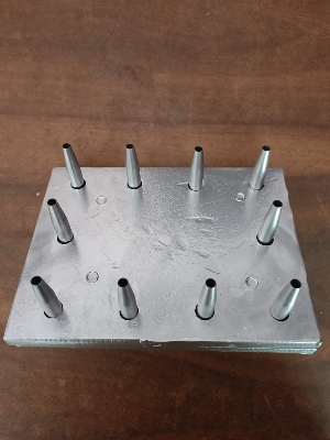 Plastic bag hole punch