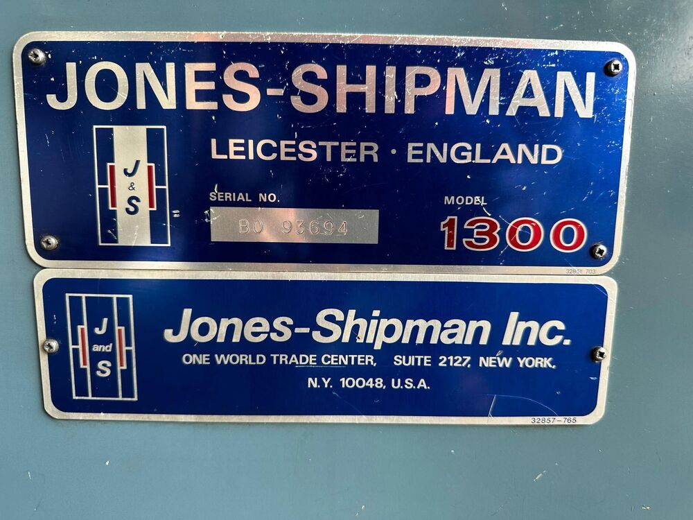 Jones & Shipman Cylindrical Grinder Machine - General Use: Industrial