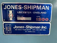 Jones & Shipman Cylindrical Grinder Machine