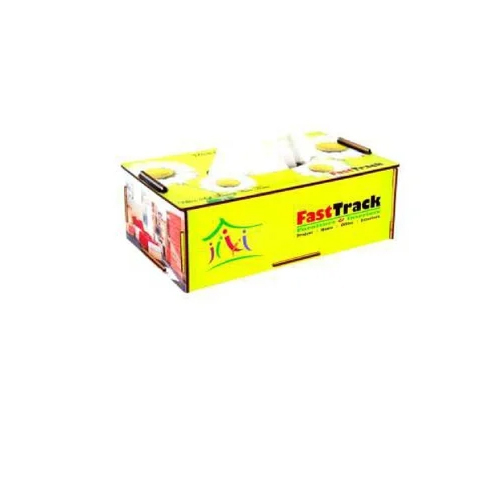 Yellow Mdf Wooden Tissue Box