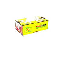 Yellow Mdf Wooden Tissue Box