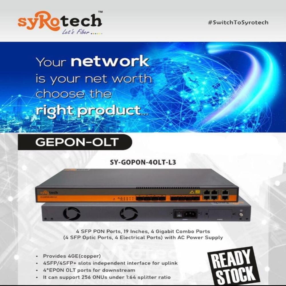 Syrotech 4 Port Gepon OLT L3