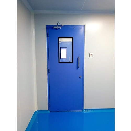 Blue Clean Room Door - Dimension (L*W*H): 4 X 7 Foot (Ft)