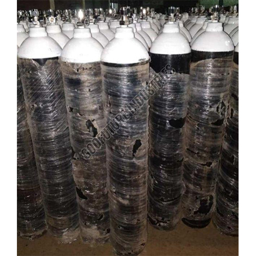 Aluminium Oxygen Cylinder - Color: Black