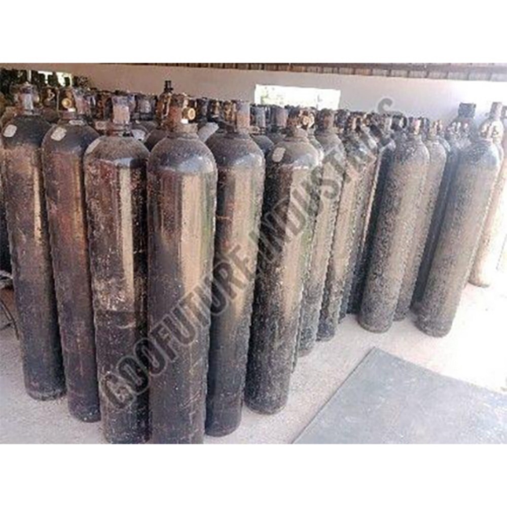 Imported Oxygen Cylinder - Color: Black