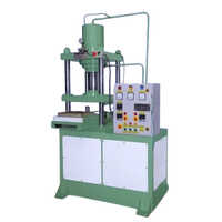 Hydraulic Rubber Moulding Press Machine - Color: Green